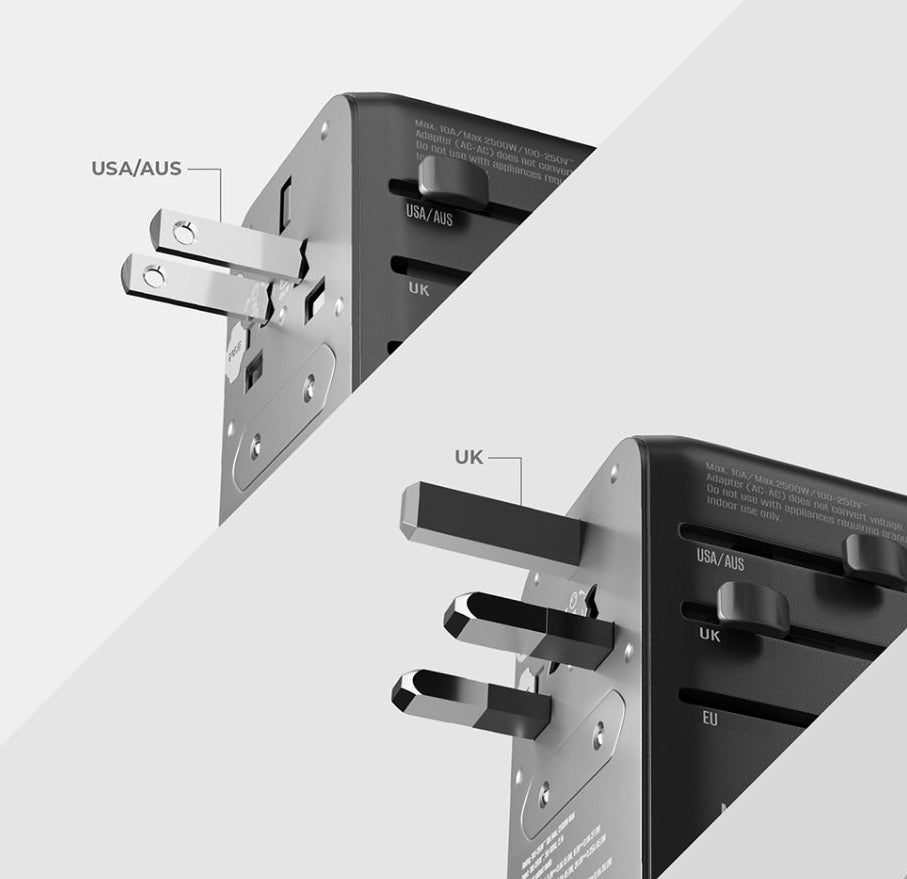 Universal adapter with 85W GAN III technology